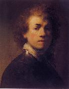 REMBRANDT Harmenszoon van Rijn Self-portrait. Sweden oil painting artist